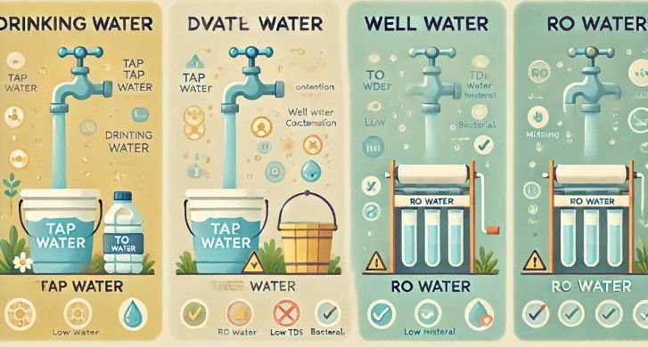 Tap Water vs Well Water vs RO Water – Which Is Best for Health?