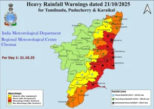 RED ALERT: 8 Districts Brace for Extremely Heavy Rain Today! Cyclone Alert - Is Your Area Safe?